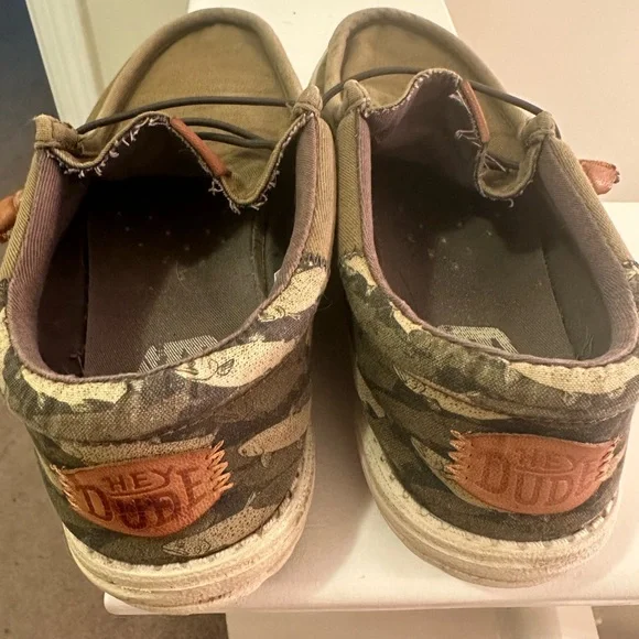 Hey Dude | Shoes | Hey Dude Wally Funk Fish Camo | Poshmark display picture 3